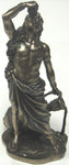 Dionysus (Bucchus) Greek Roman God of Wine Statue Real Bronze Powder Cast Statue, 11-inch