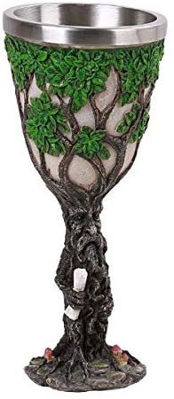PT Tree of Life Treeman Collectible Resin Figurine Drinkable Goblet with Removable Stainless Steel Inner