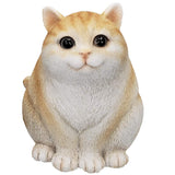 Adorable Cute Fatty Cat Kitten Pet Collectible Figurine