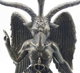GiftImpact Baphomet Divine Goat of Mendes Sabbatic Goat Solve et Coagula Statue 10 Inch Tall