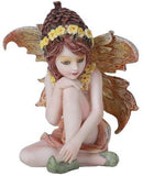 Pacific Giftware Fairy Garden Acorn Flower Fairy Decorative Mini Garden Figurine 3 Inch