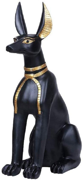 ABZ Brand Large Ancient Egyptian Guardian Standing Anubis Figurine Statues