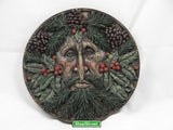 Greenman Plaque Winter Collectible Figurine