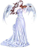 Pacific Giftware Elegant Angel Playing Violin Lullaby Musical Statue by Nene...