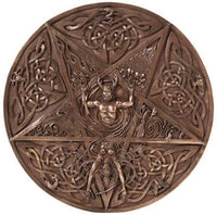 Pacific Trading The Horned God and Goddess Elemental Plaque Wall Plaque