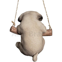 ABZ Brand Loving Cute Animal Pet Puppy Kitten Hanging Collectible Figurine Statue (Pug)