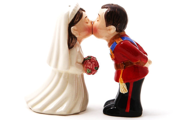 NEW! 4" Kate and William Magnetic Salt and Pepper Shakers