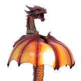 Pacific Giftware Altar Drake Guardian Dragon illuminated Wing Sculptural Lamp