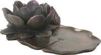 YTC Summit International Lotus Flower on Lily Pad Candle Holder Dish Home Decoration Décor Meditation New