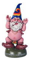 Pacific Giftware Free Spirited Pot Smoking Happiness is Home Grown Garden Gnome Statue 10H