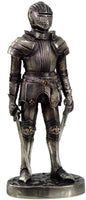 PTC 7 Inch Armored Medieval Knight with Dual Swords Statue Figurine