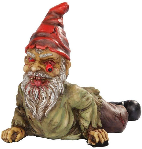 PTC 7 Inch Resin Scary Crawling Zombie Garden Gnome Décor Figurine