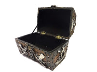 PTC 5.5 Inch Skull and Chain Pirate's Chest Jewelry/Trinket Box Figurine