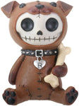 SUMMIT COLLECTION Furrybones Rocky Signature Skeleton in Puppy Dog Costume Holding White Bone