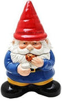 Gnome Sweet Gnome Cookie Jar Handpainted Kitchen Ceramic Collectible Decoration