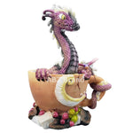 ABZ Brand Coffee Bean Leaf Pinky Dragon in Coffee Cup