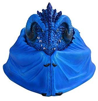 Pacific Giftware PT Blue Winged Dragon Figurine Stash Decorative Boxes