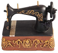 PTC 5 Inch Vintage Style Sewing Machine Jewelry/Trinket Box Figurine