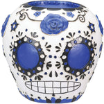 DOD Day of The Dead Blue Sugar Skull Figurine