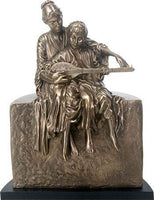 SUMMIT COLLECTION A Classic Music Lesson Statue - A Harmonic Sculptural Interpretation, 14.25 Inches