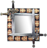 Pacific Giftware Legends of The Swords Mirror Home Decor Medieval Decor 22 Inch Tall