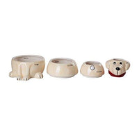 Dog Ceramic Measuring Cup and Spoon Set Kitchen Decor Labrador Puppy