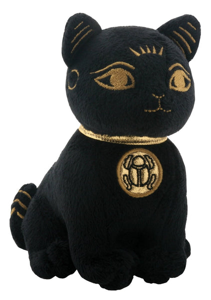 SUMMIT COLLECTION Black and Gold Ancient Egyptian Bastet Cat Kitty Small Plush Doll