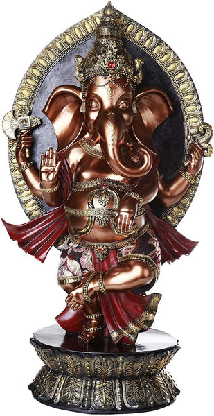 Pacific Giftware Hindu God Ganesha Elephant Headed Deity Large Statue 28.75 Inches Tall