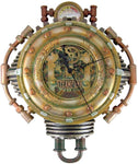 Colonel J. Fizziwigs Steampunk Collection Wall Clock