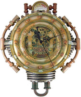 Colonel J. Fizziwigs Steampunk Collection Wall Clock