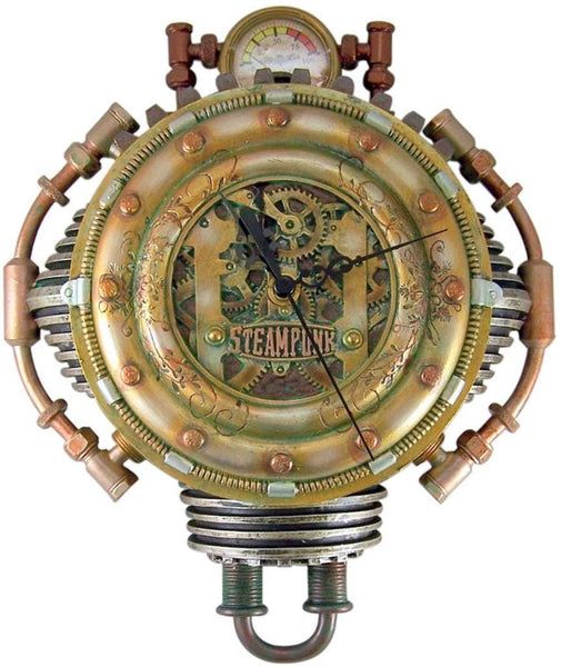 Colonel J. Fizziwigs Steampunk Collection Wall Clock