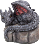 Pacific Giftware Garden Dragon Decorative Accent Sculpture Stone Finish 10 Inch Tall