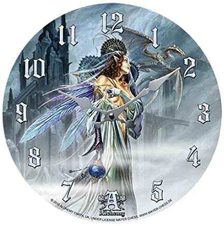 Bride Of The Moon Decor Wall Clock Round Plate Diameter 13.5"
