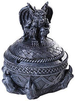 Pacifc Giftware Gothic Gargoyle Lidded Ashtray Trinket Box Tabletop Decor Statue 7 Inch Tall