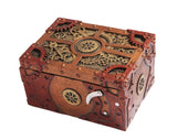 Steampunk Themed Clockwork Jewelry Trinket Box Figurine 5"Long