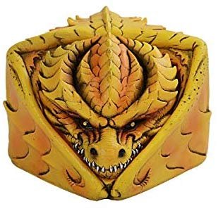 Pacific Giftware PT Yellow Winged Dragon Figurine Stash Decorative Boxes