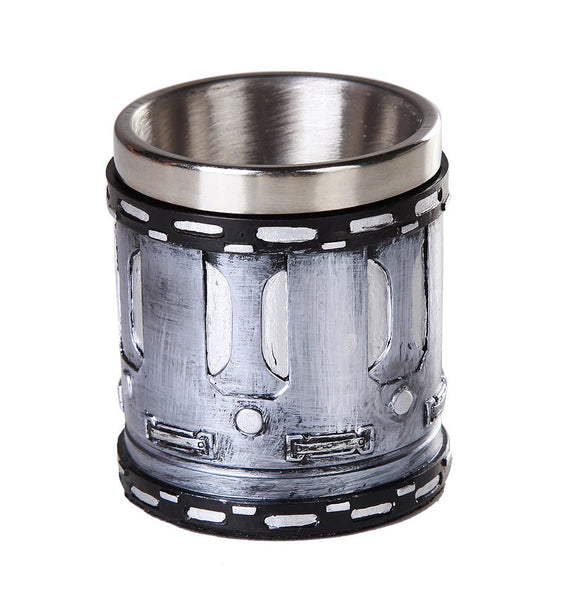 Pacific Giftware Novelty Western Revolver Gun Pistol Barrel Shot Glass 2oz Stainless Steel Liner