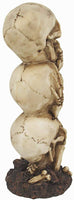 Things2Die4 See No Evil, Hear No Evil, Speak No Evil Stacked Skulls