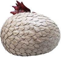 ABZ Brand Legend of Dragon Fantasy Fire Red Dragon in Egg Statue Figurine