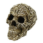 Pacific Giftware Ossuary Bone Skull Home Tabletop Decorative Resin Figurine
