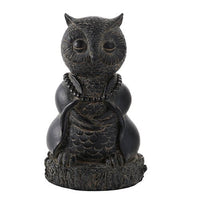 Pacific Giftware Owl Meditating Zen Buddha Statue Desk Top Decorative Figurine Gift