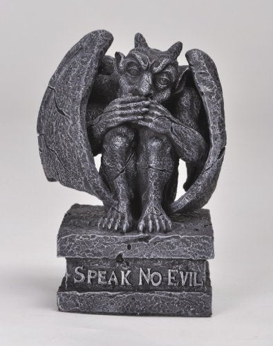 Gargoyle Speak no Evil Statue