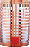 YTC Summit 3.25 Inch Frank Lloyd Wright Martin House Casement Votive Holder, Multi Color