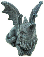 Pacific Trading Winged Cat Gargoyle Computer Topper Shelf Sitter Statue