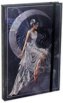 Moon Fairy Frost Moon Embossed Journal Diary Notebook with Strip 6" X 8"