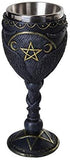 Satanic Cult Baphomet Wine Goblet Made of Resin with Stainless Steel Rim