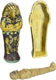 Sm. King Tut Coffin with Mummy Collectible Figurine