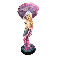 3D Under The Sea Mermaid Princess with Jellyfish LED Color Changing Table Nursery Night Lamp