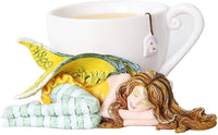 Amy Brown Fantasy Art Afternoon Tea Time Collection- I Need Coffee Mug Faery Tea Cup Fairies Statue (Chamomile)