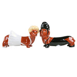 Pacific Giftware Superstars Dachshund Ceramic Magnetic Salt and Pepper Shaker Set